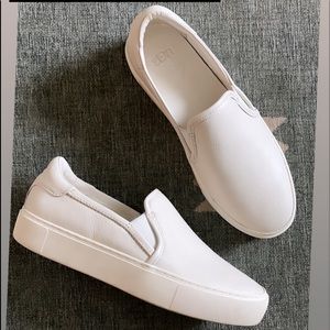 UGG white slip on sneakers sz 8